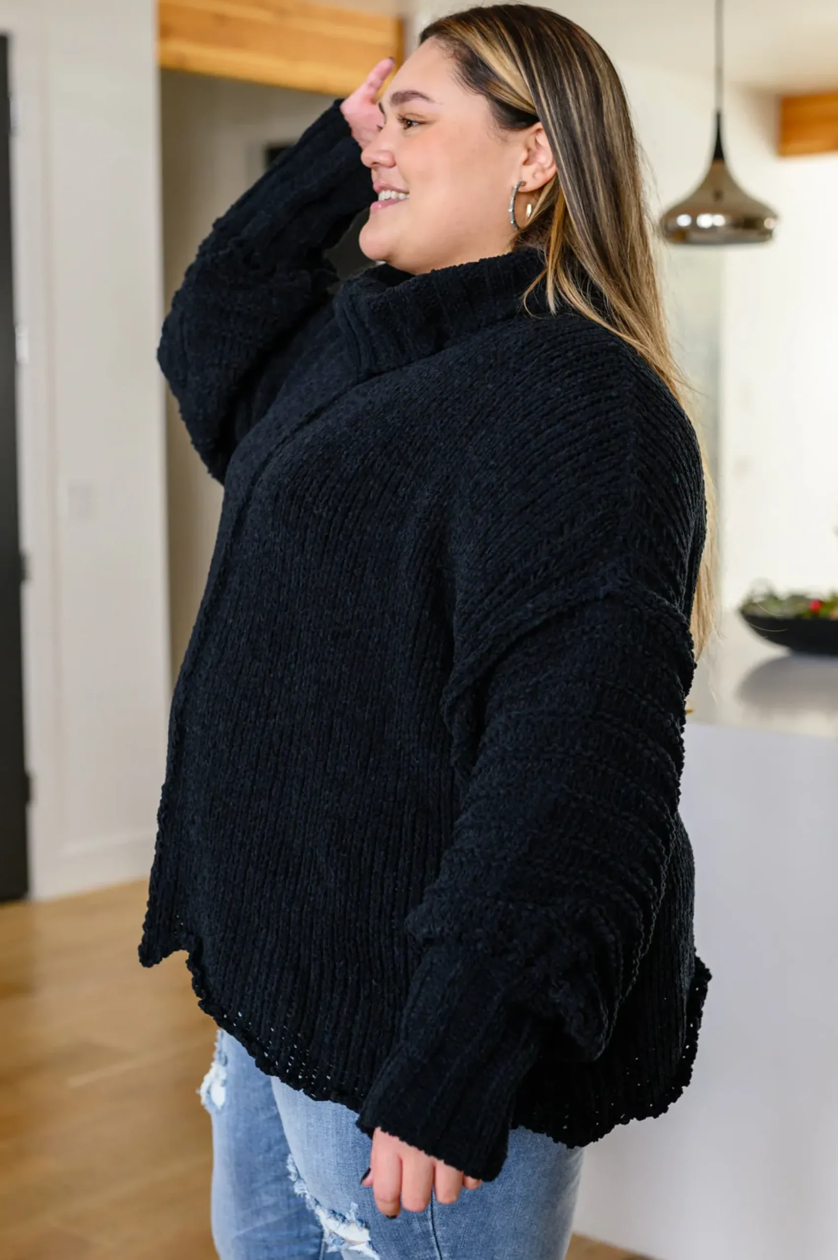 Maureen Long Sleeve Solid Knit Sweater
