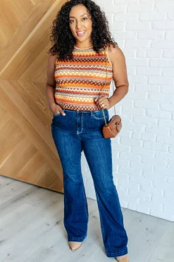 Mavis High Rise Side Seam Detail Flare Jeans by Judy Blue