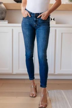 Maxine Mid-Rise Skinny Jeans by Judy Blue