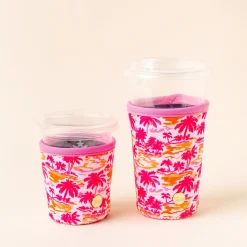 Medium Sip Savvy Drink Sleeve - Paradise Palms