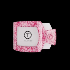 Medium Teleties Flat Square Clip - Wrapped in Ribbons