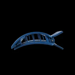 Medium Teleties Flat Square Clip - Midnight Rain Navy