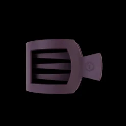 Medium Teleties Flat Square Clip - Burgundy Bliss