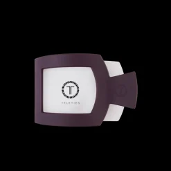 Medium Teleties Flat Square Clip - Burgundy Bliss