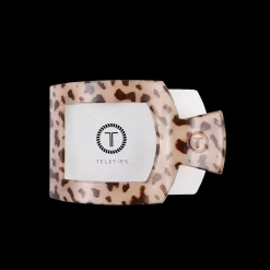 Medium Teleties Flat Square Clip - Blonde Tortoise
