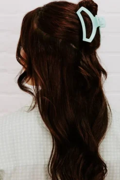 Medium Teleties Open Claw Clip - Mint to Be