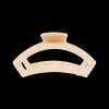 Medium Teleties Open Claw Clip - Almond Beige