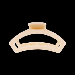 Medium Teleties Open Claw Clip - Almond Beige