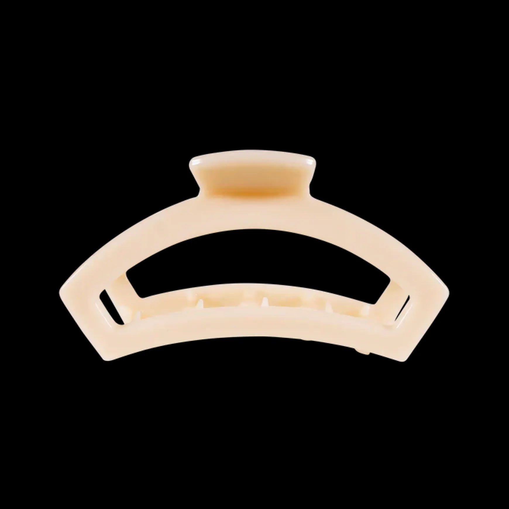Medium Teleties Open Claw Clip - Almond Beige