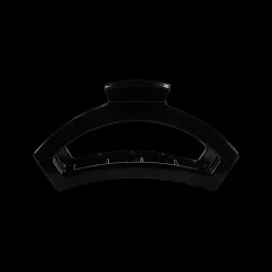 Medium Teleties Open Claw Clip - Jet Black