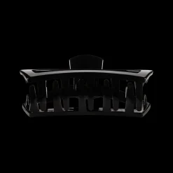 Medium Teleties Open Claw Clip - Jet Black