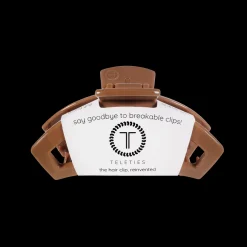 Medium Teleties Open Claw Clip - Caramel