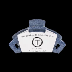 Medium Teleties Open Claw Clip - Denim
