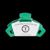 Medium Teleties Open Claw Clip - Green Come True