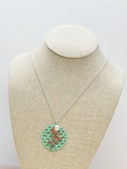 Mermaid Charm Pendant Necklace