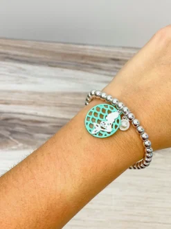 Mermaid Charm Stretch Bracelet