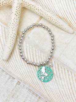 Mermaid Charm Stretch Bracelet