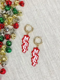 'Merry' Enamel Dangles