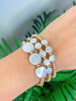 Metal Multi Stretch Bracelet Stack