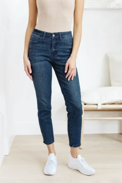 Mid-Rise Relaxed Fit Mineral Wash Jeans by Judy Blue