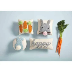 Mini Hooked Easter Pillows by Mud Pie