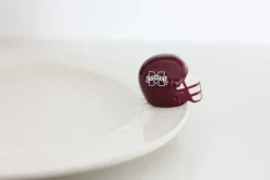 Mississippi State Football Helmet Mini by Nora Fleming