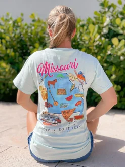 Missouri State Short Sleeve Tee by Simply Southern