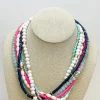 Mixed Multi Beaded Necklaces - Pink