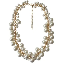 Molly Pearl Bauble Necklace - Gold