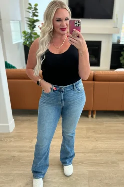 Monroe High Rise Classic Bootcut Jeans by Judy Blue