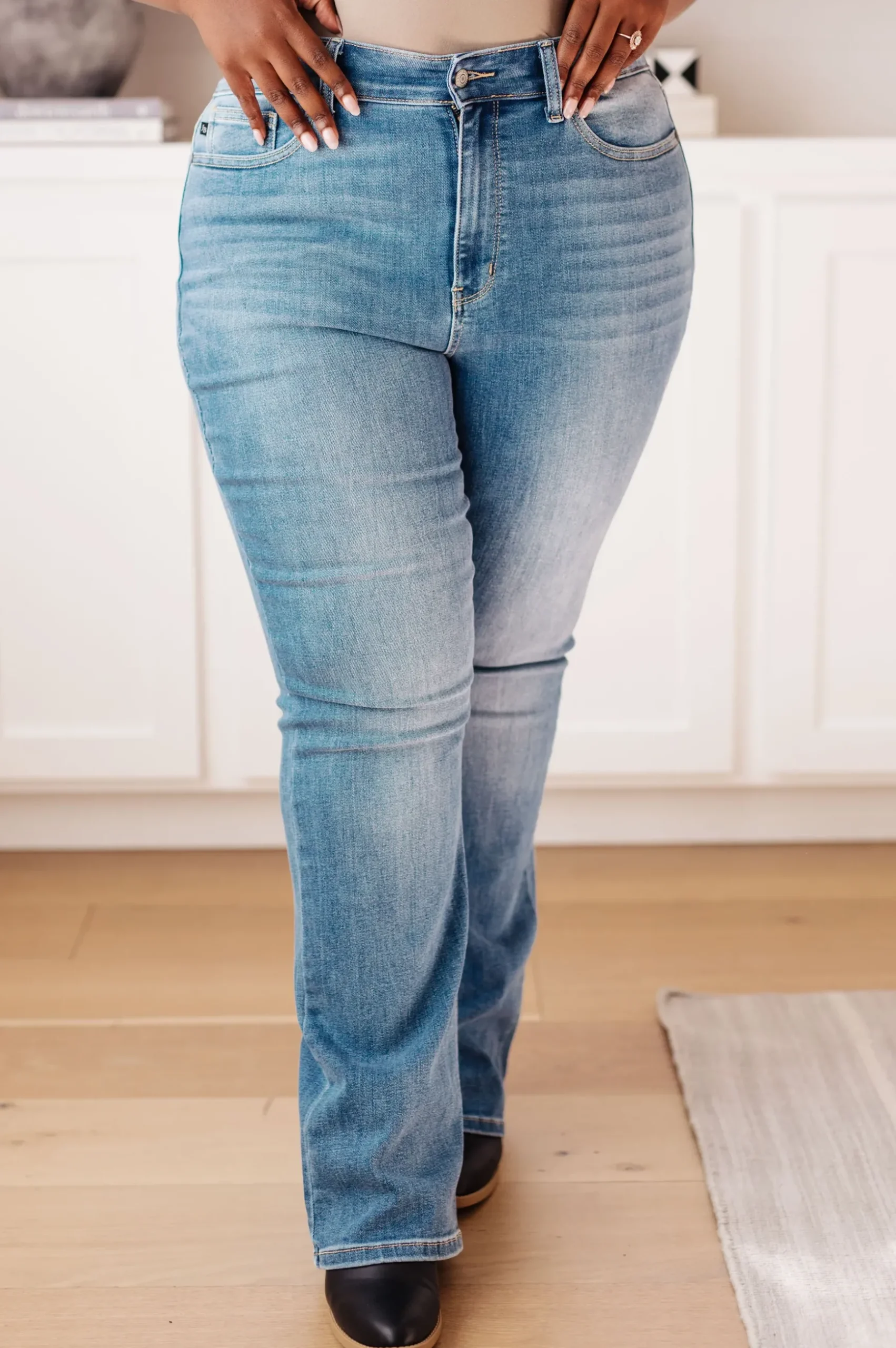 Monroe High Rise Classic Bootcut Jeans by Judy Blue
