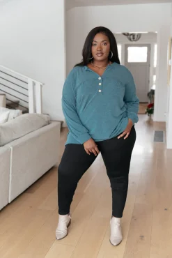 Moon Bay Top In Blue