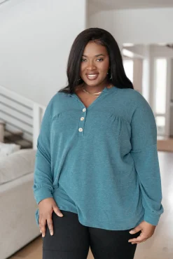 Moon Bay Top In Blue