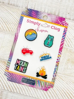 Mountain Silicone Shoe Charm Set by Simply Southern