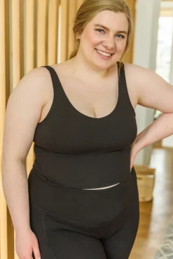 Move With Me Black Tank