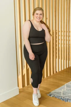 Move With Me Black Tank