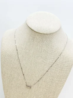 'Mrs' Pendant Necklace - Silver