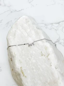 'Mrs' Pendant Necklace - Silver