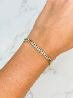 Multi Chain Magnetic Bracelet - Gold