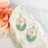 Multi Spring Flower Dangle Earrings