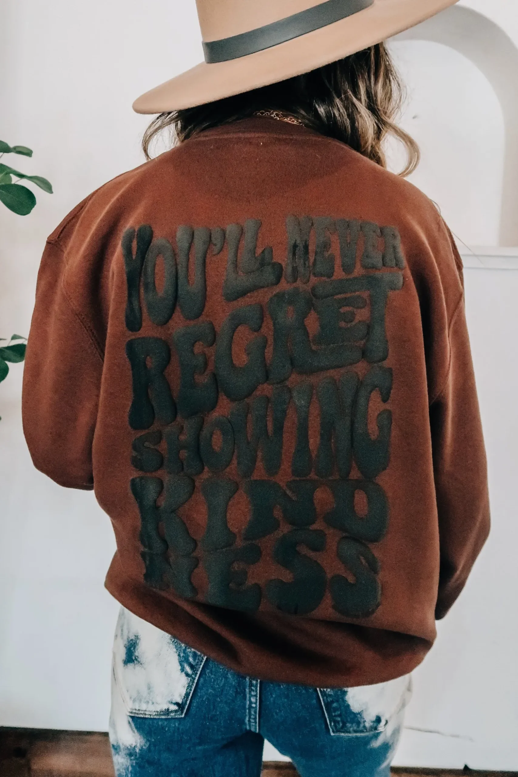 Never Regret Showing Kindness Sweatshirt by Southern Bliss