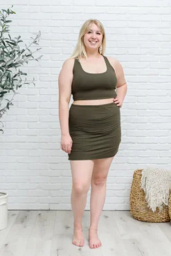 Next Move Sports Bra In Olive