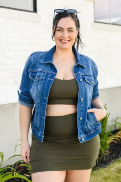 Next Move Sports Bra In Olive