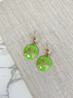 'Nice Serve' Tennis Ball Dangle Huggies