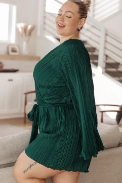 Night In Plisse Romper