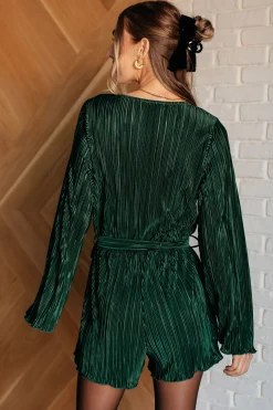Night In Plisse Romper