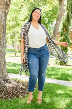 Nikki Mid-Rise Destroyed Boyfriend Jeggings by Judy Blue