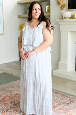 No More Grey Skies Maxi Dress