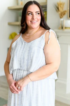 No More Grey Skies Maxi Dress