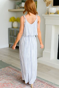 No More Grey Skies Maxi Dress